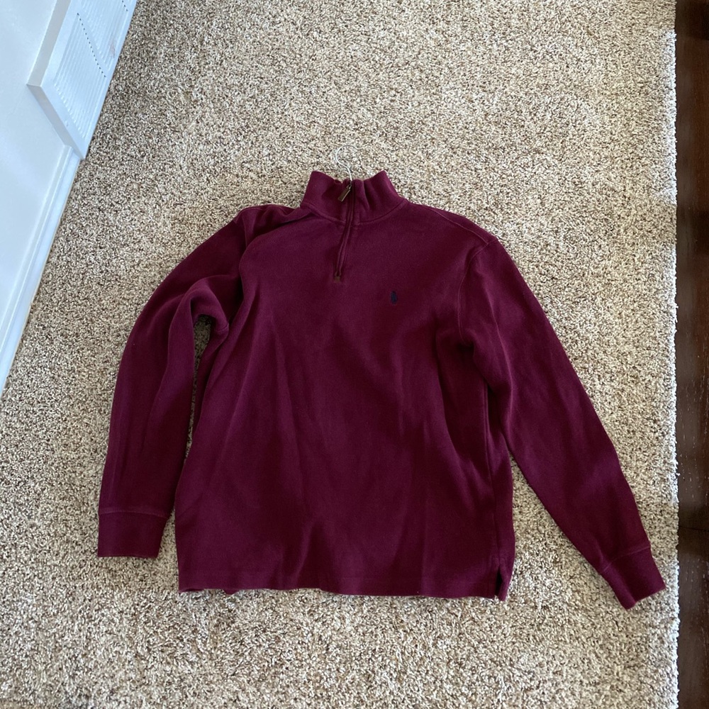 Polo sweater (scarlet)